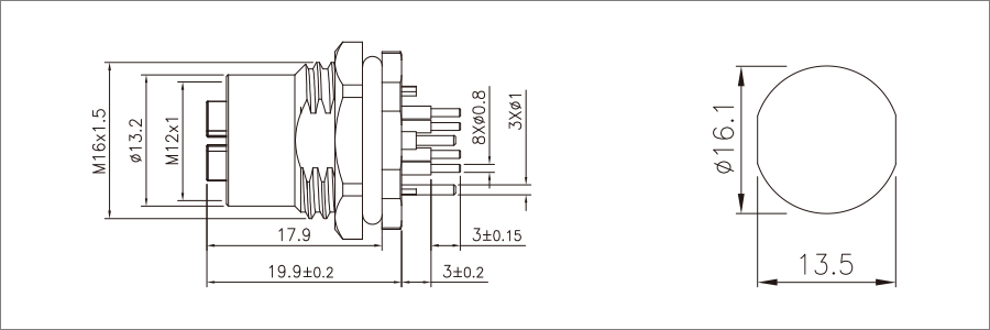 M12-M12板后安装孔型插座X型M16牙-数据型-PCB式-接地-900x300-1.png