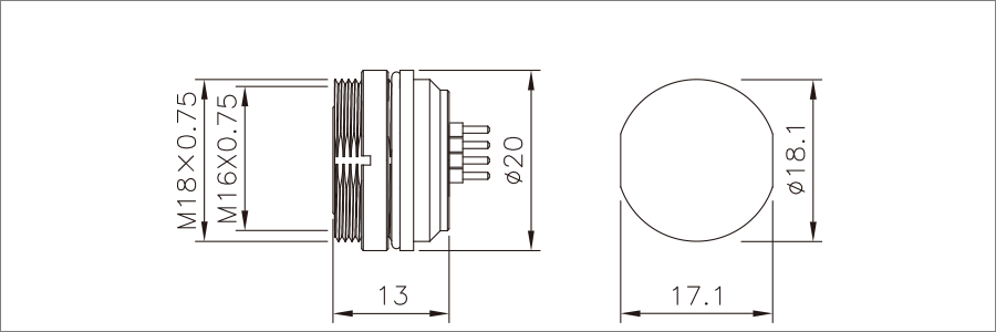 M16板后安装孔型插座-PCB式-900x300-1.png