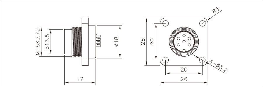 M16方形针型插座-焊接式-安装孔20x20-900x300-1.png