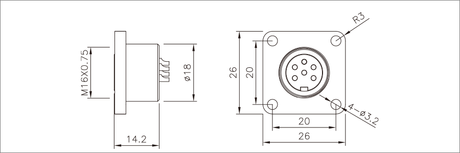 M16方形孔型插座-焊接式-安装孔20x20-900x300-1.png