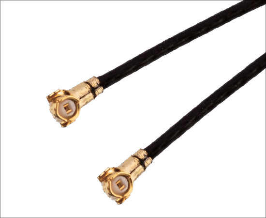 IPEX-4 straight plug to IPEX-4 straight plug, double wiring RF0.81 cable 0.1 meters}