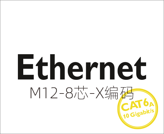 Ethernet 协议，M12(8芯)X编码}