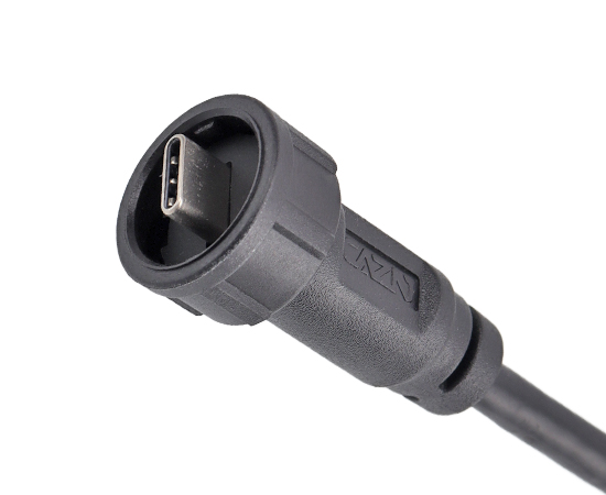 TYPE-C Male to Male Overmolded Cable(Bayonet)}