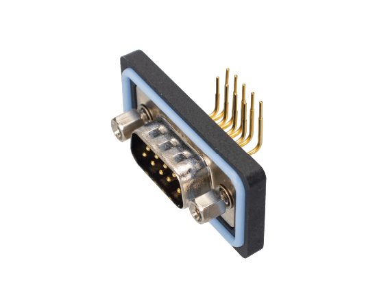 EDB1-弯式针型插座(焊板式)
