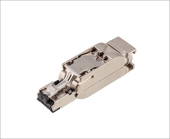 Assembly RJ45 Integrated 8P CAT5 Metal Tool-free}