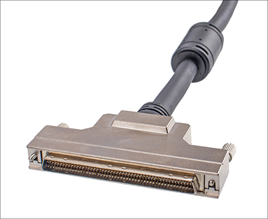 SCSI-100P连接线,HPCN 100P线束,100P运动控制卡线束螺丝型
