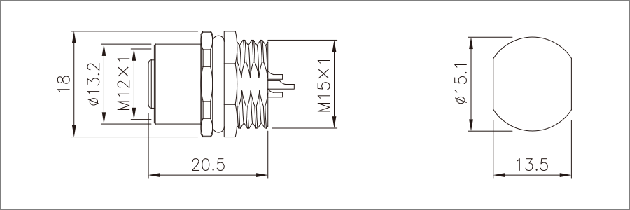 M12-M12板前安装孔型插座-全塑料-焊线式-900x300-1.png