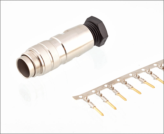 AISG电调天线金属插头-针型插头