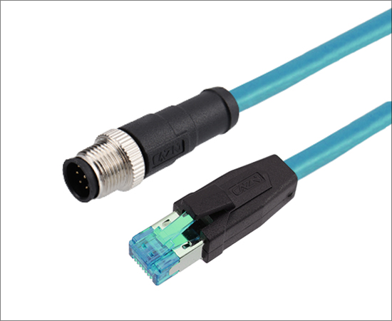 Ethernet 协议，M12(8芯)A编码