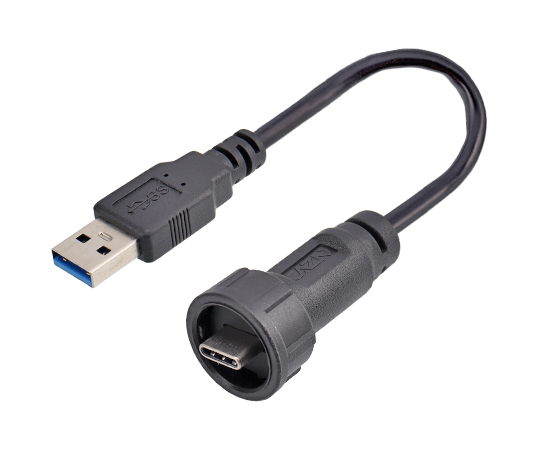 TYPE-C Male to USB Male Overmolded Cable(Bayonet)}