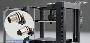 CAZN正成 M12弯式连接器：为工业相机与3D打印机筑牢“